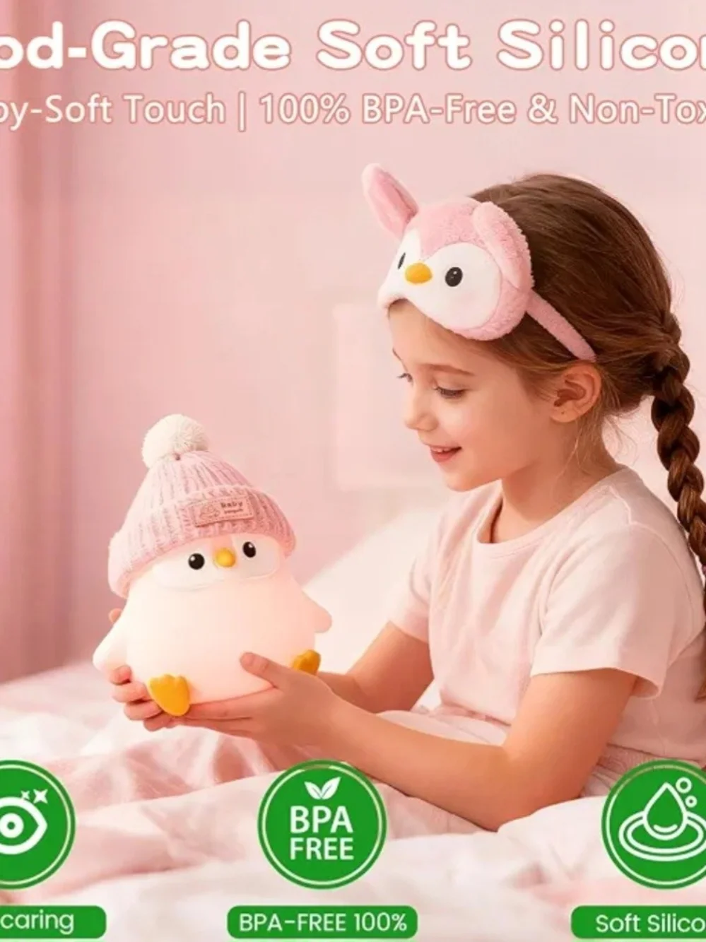 Original Penguin Pink Penguin Night Light